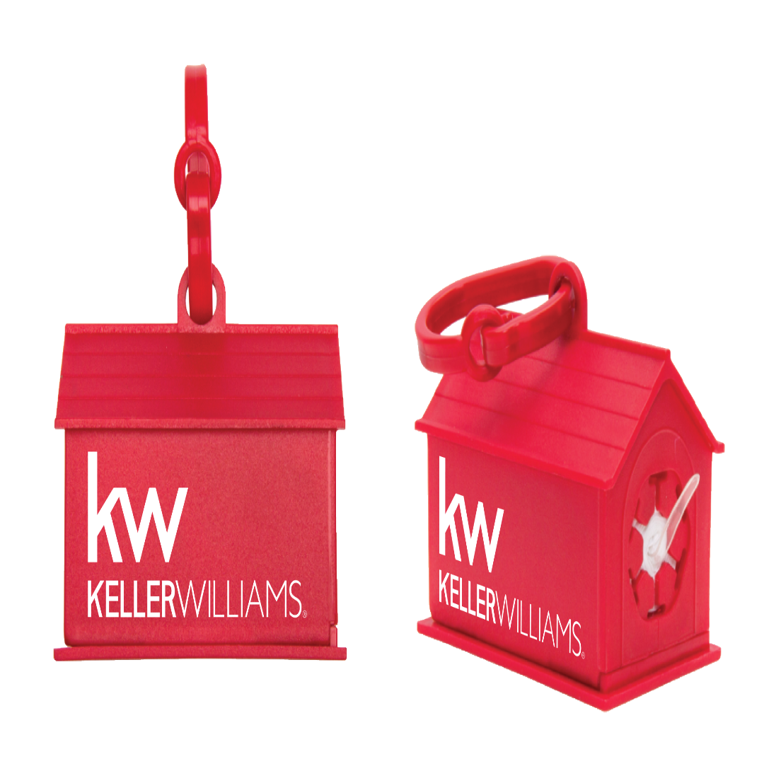 KW Bug Dog House Shaped Pet Bag Dispenser KW Red Label