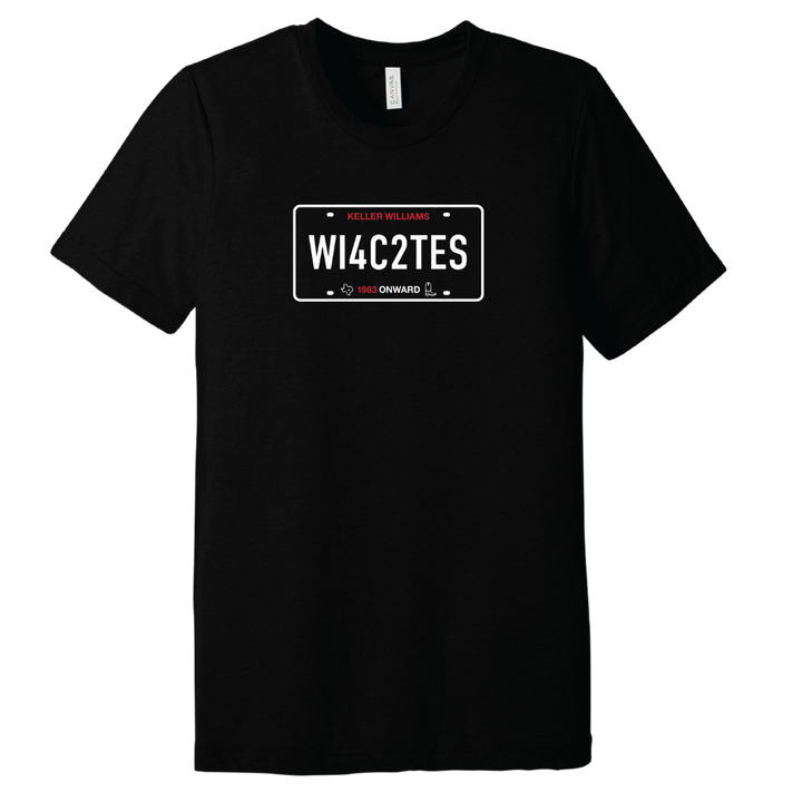 WI4C2TES License Plate | T-Shirt