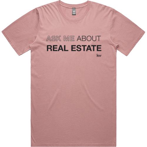 Ask Me About Real Estate Faded T-Shirt