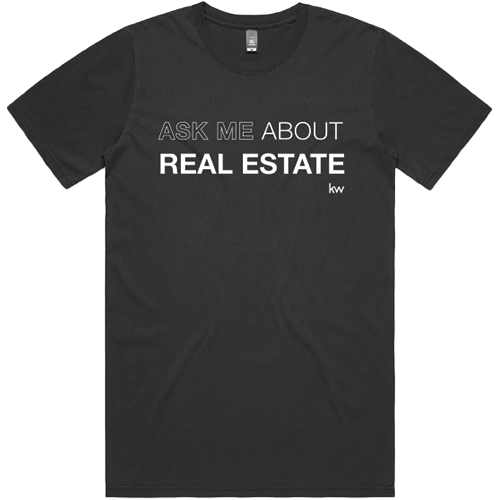 Ask Me About Real Estate Faded T-Shirt