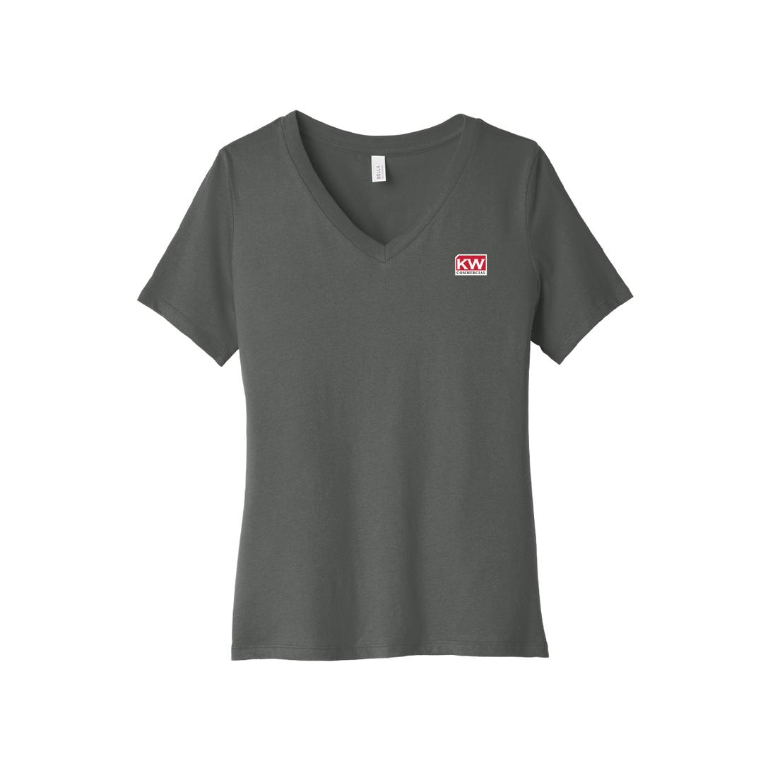 Commercial Women’s Relaxed Jersey V-Neck T-Shirt