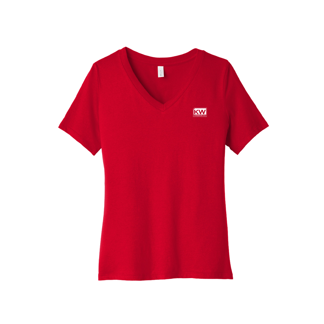 Commercial Women’s Relaxed Jersey V-Neck T-Shirt