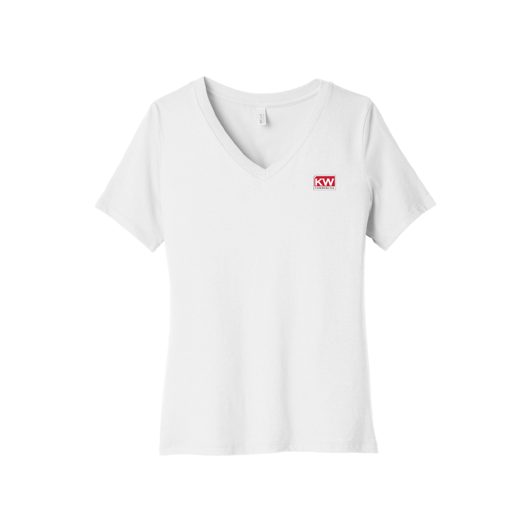 Commercial Women’s Relaxed Jersey V-Neck T-Shirt