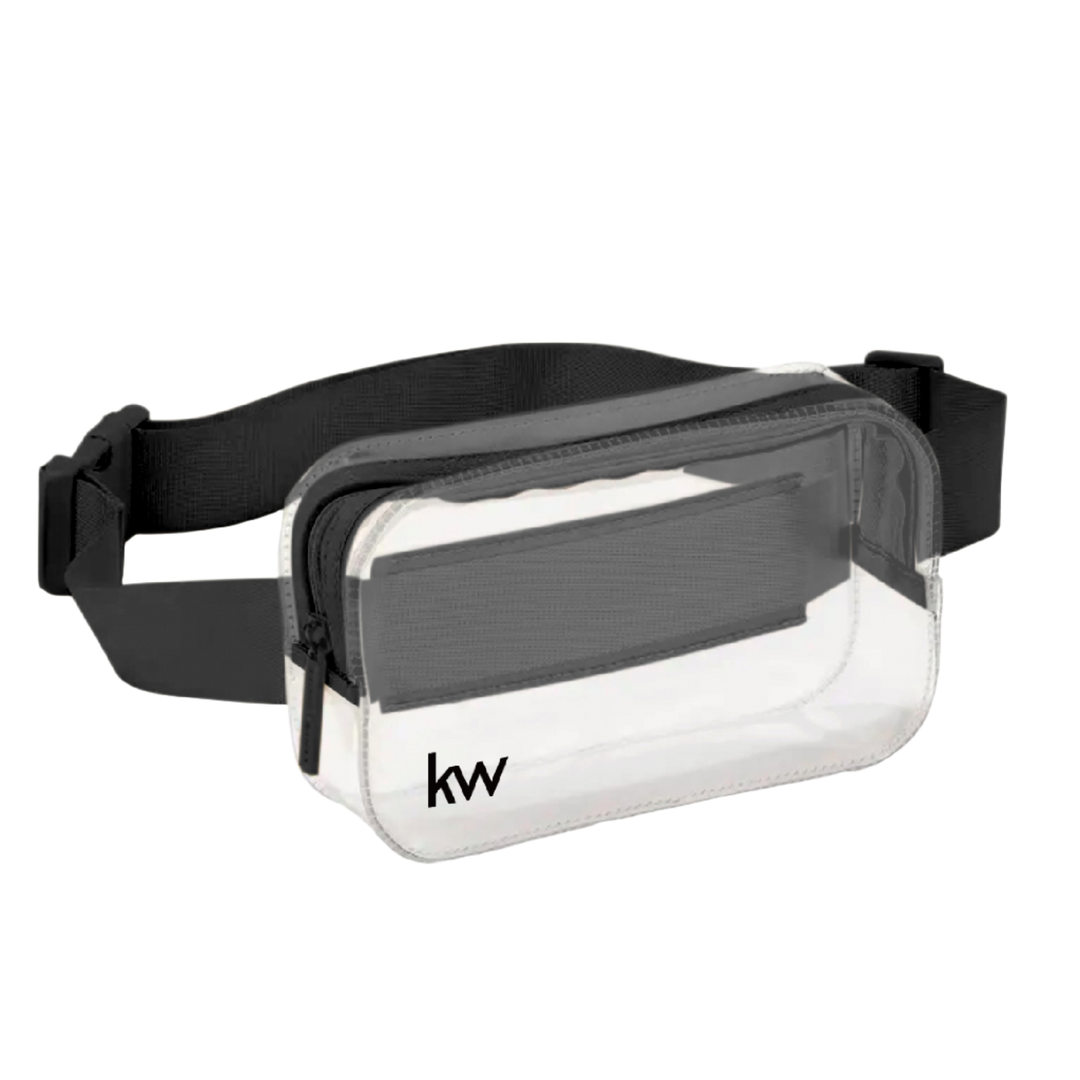 Clear Fanny Pack Black KW