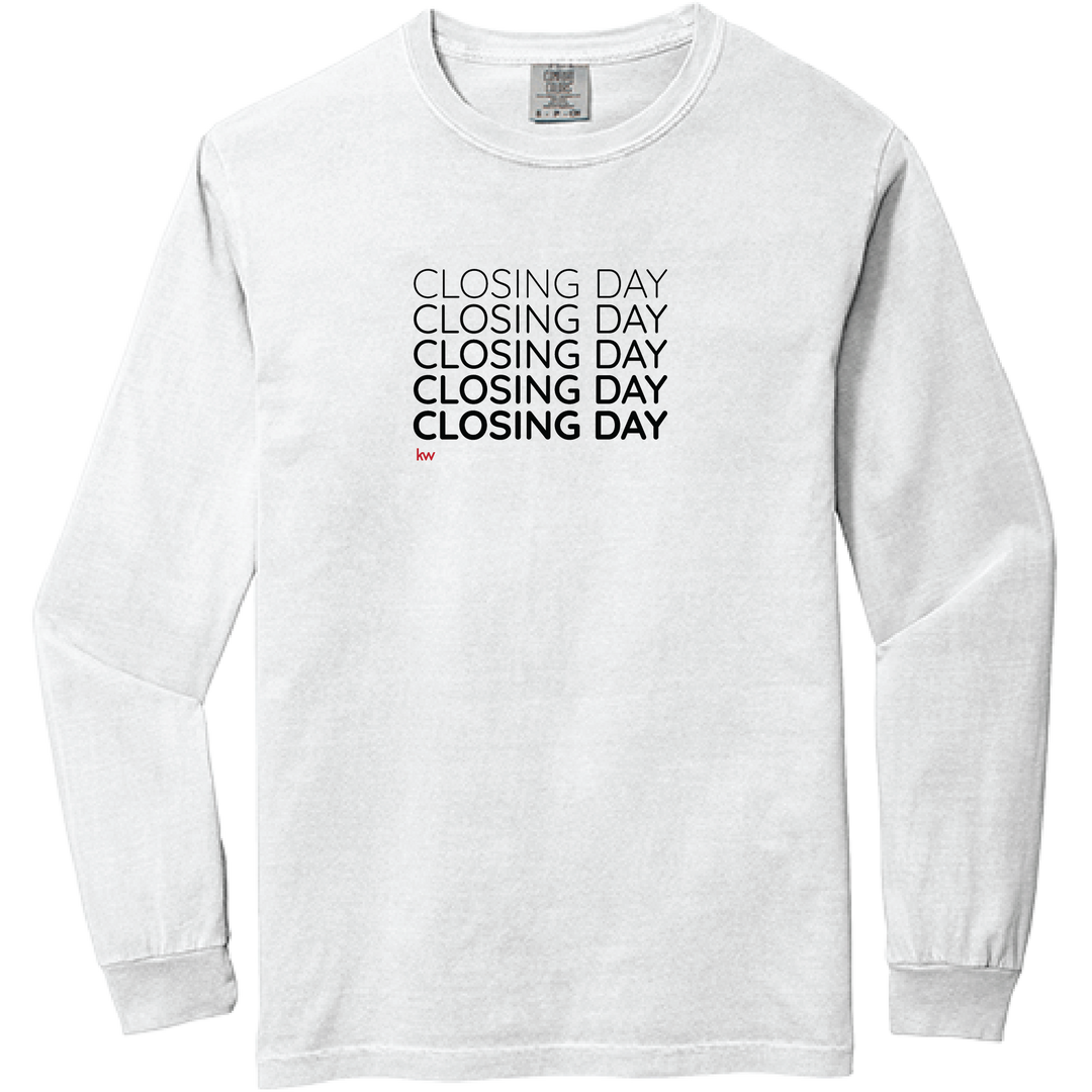 White Closing Day Long Sleeve