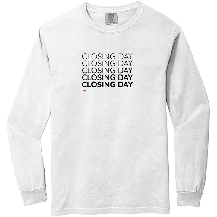 White Closing Day Long Sleeve