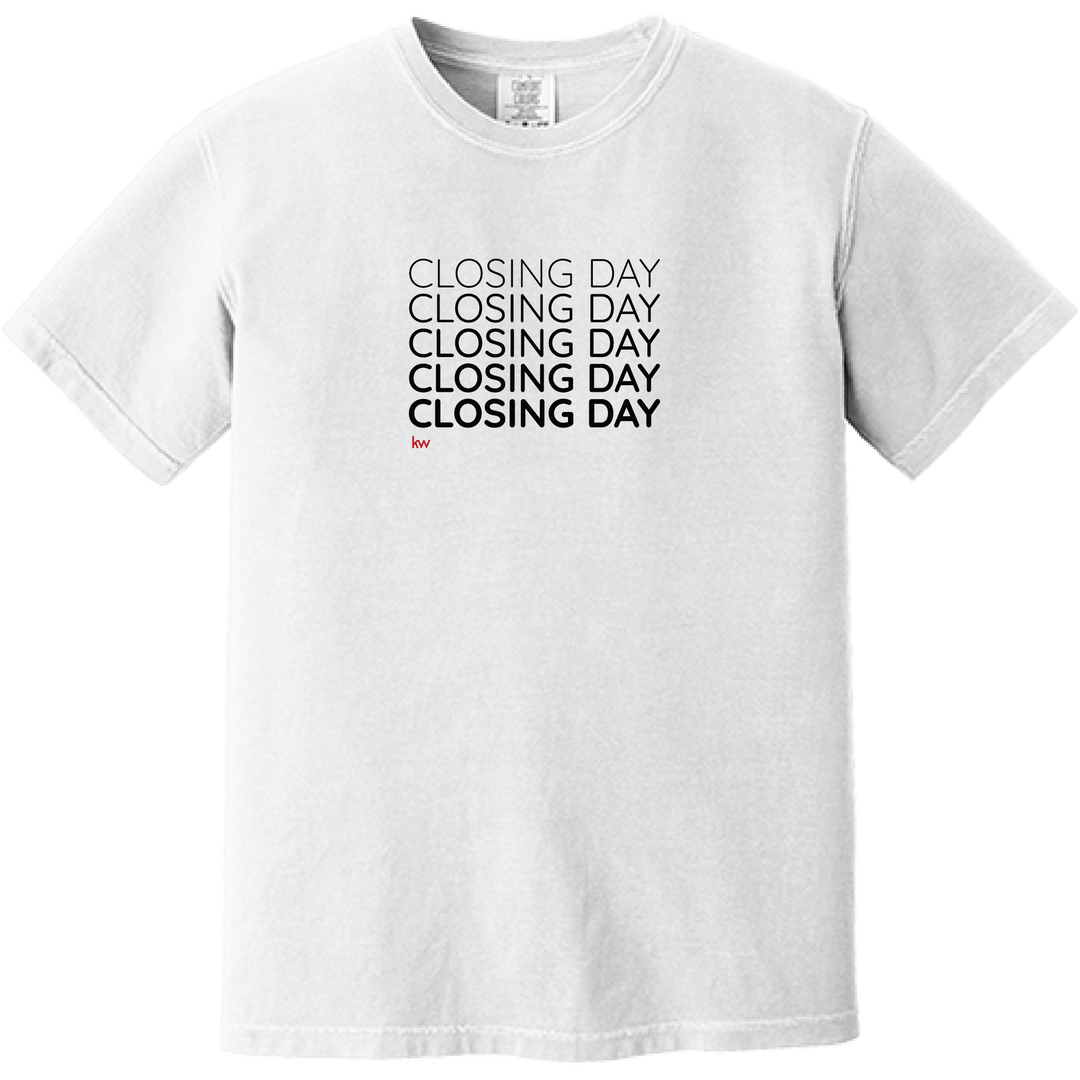 white Closing Day T-Shirt