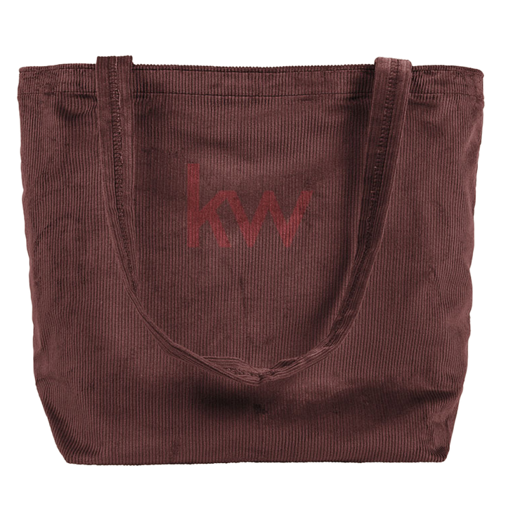 Corduroy KW Tote Bag