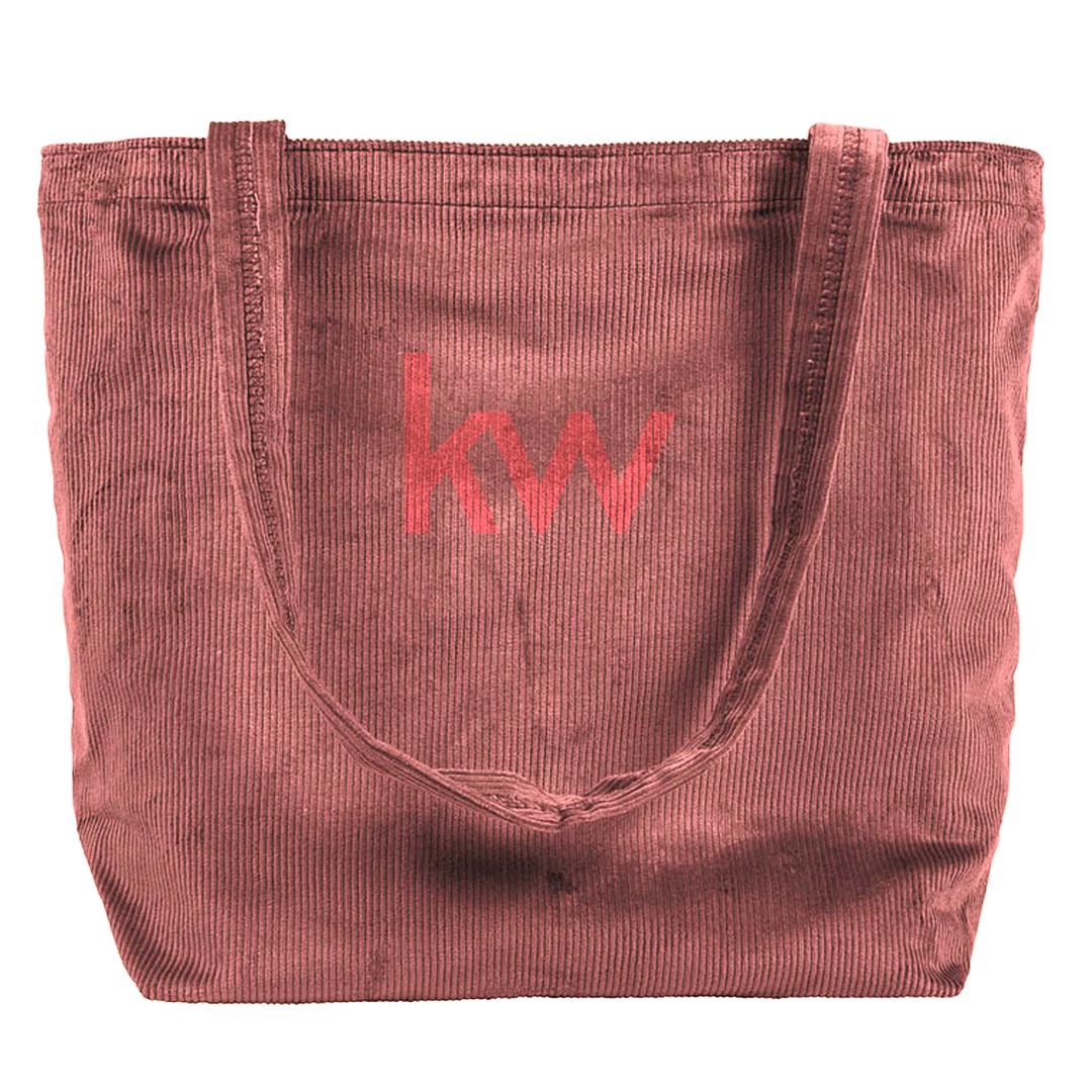 Corduroy KW Tote Bag