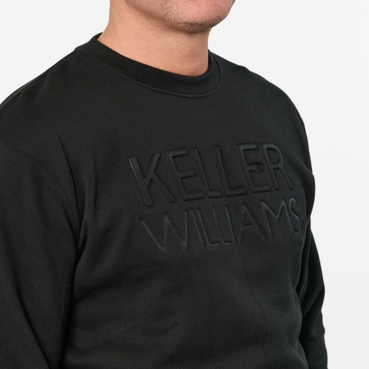 Stacked Keller Embossed Sweatshirt