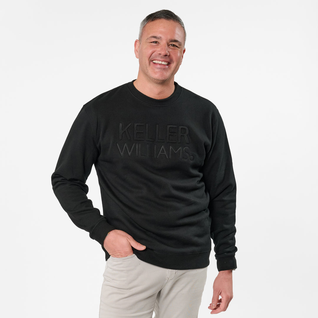 Stacked Keller Embossed Sweatshirt