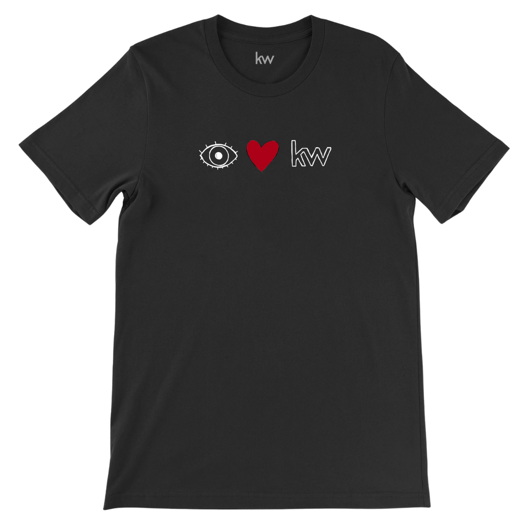 Eye Heart KW T-Shirt Black