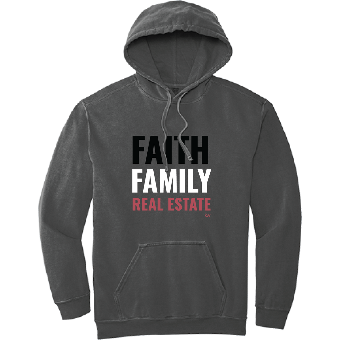 Pepper Faith. Family. Real Estate. Pullover Hoodie