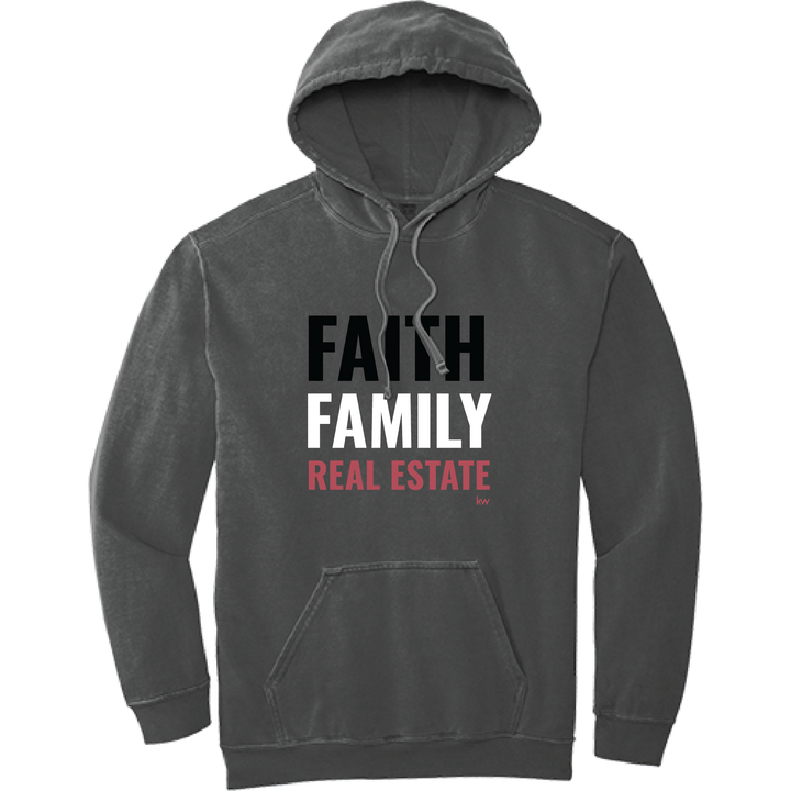 Pepper Faith. Family. Real Estate. Pullover Hoodie