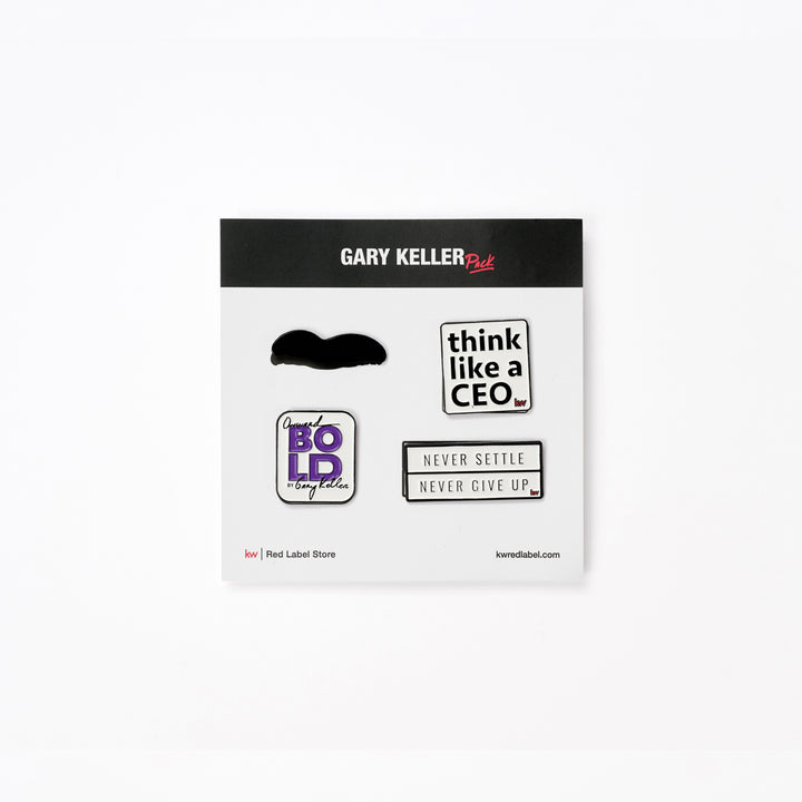 Gary Keller Enamel Pin Pack