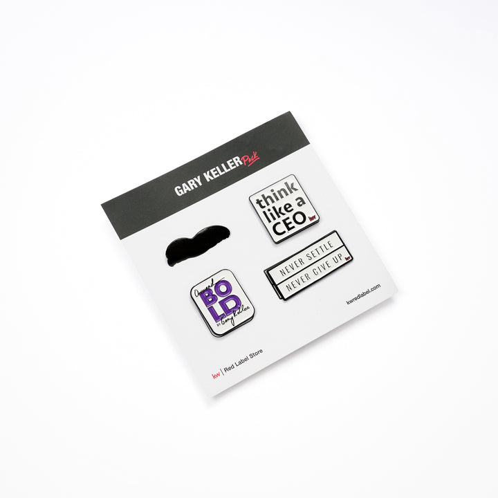 Gary Keller Enamel Pin Pack