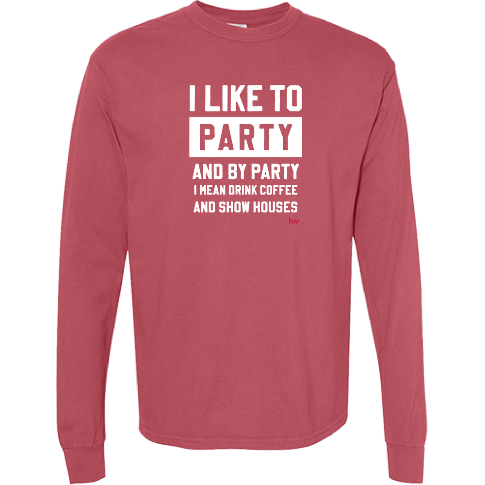 Crimson I Like To Party Long Sleeve