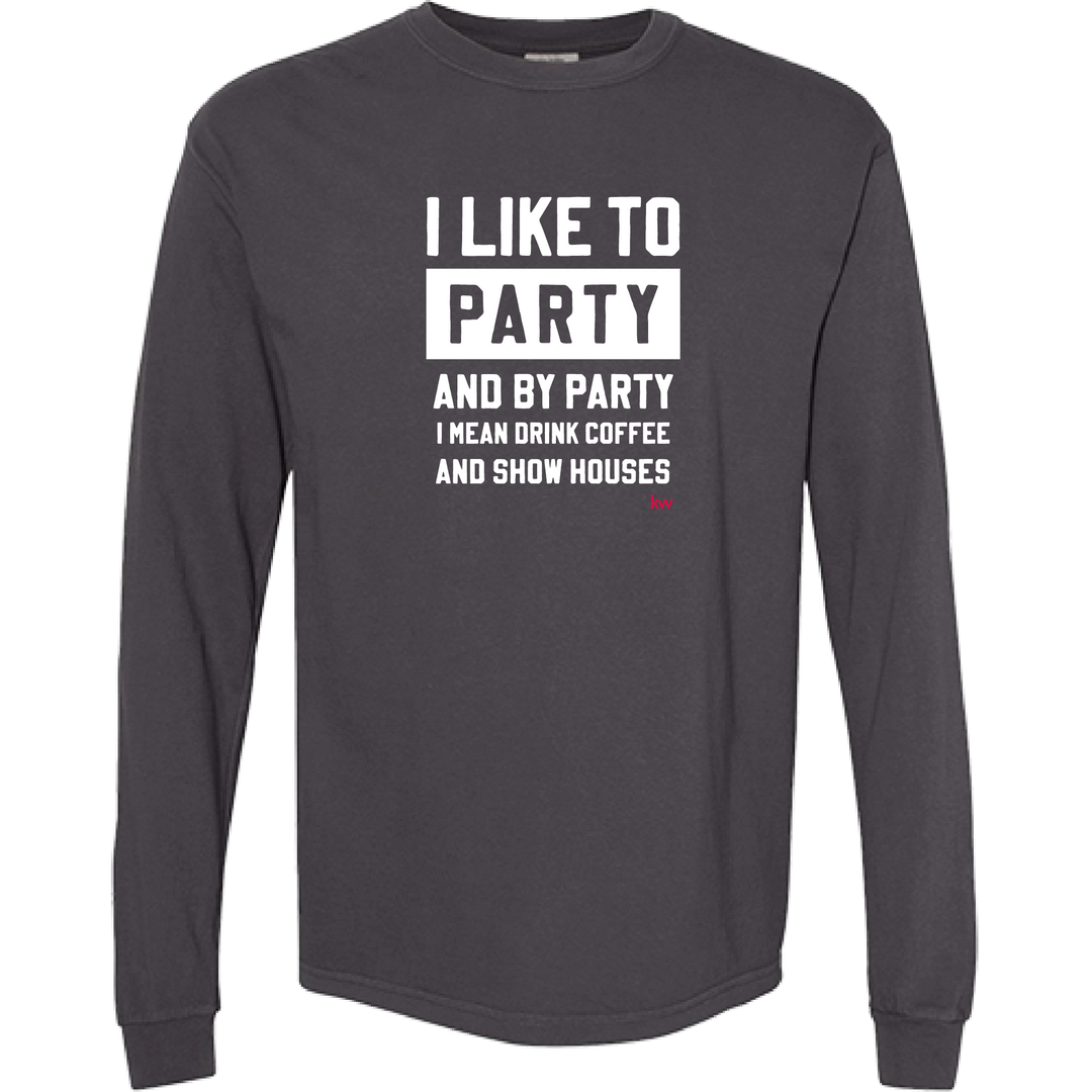 Graphite I Like To Party Long Sleeve