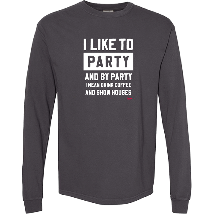 Graphite I Like To Party Long Sleeve