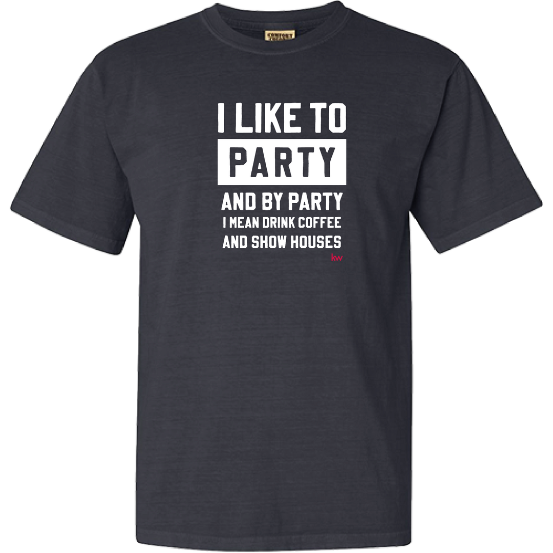 graphite I Like To Party T-Shirt