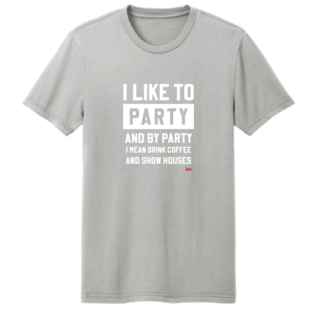 gusty grey I Like To Party T-Shirt