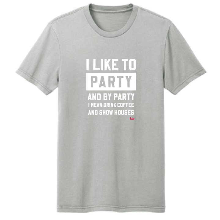 gusty grey I Like To Party T-Shirt