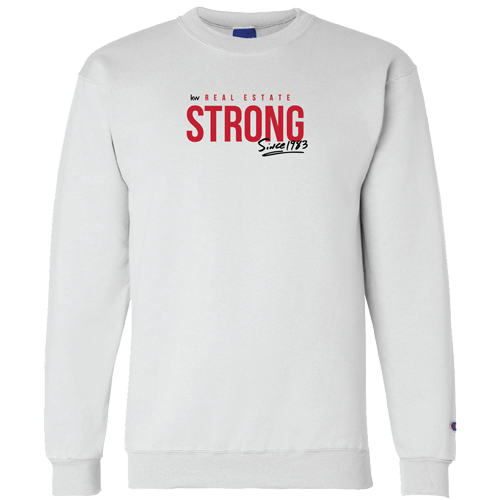 Champion | Real Estate Strong | Crewneck Pullover Sweatshirt