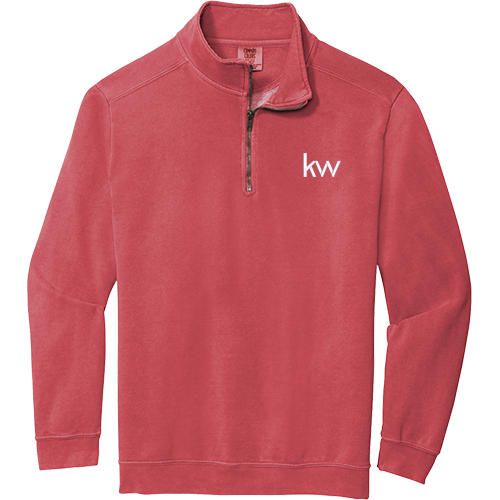 Crimson KW 1/4 Zip Sweatshirt