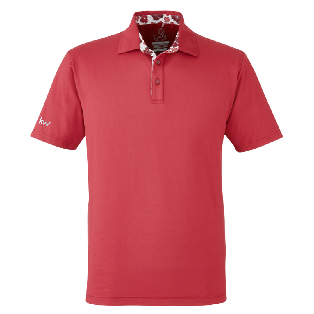 KW Swannies Men's Polo Red