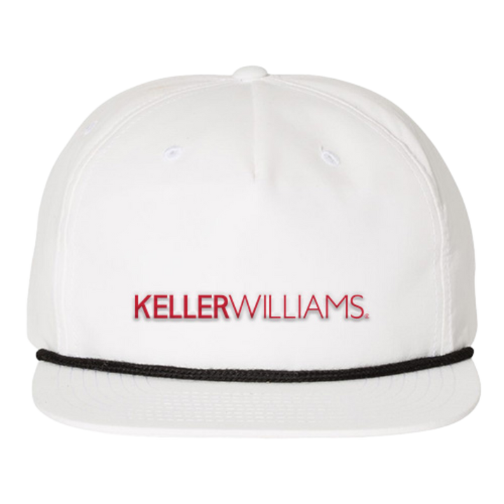 White Keller Williams Richardson Rope Hat 4