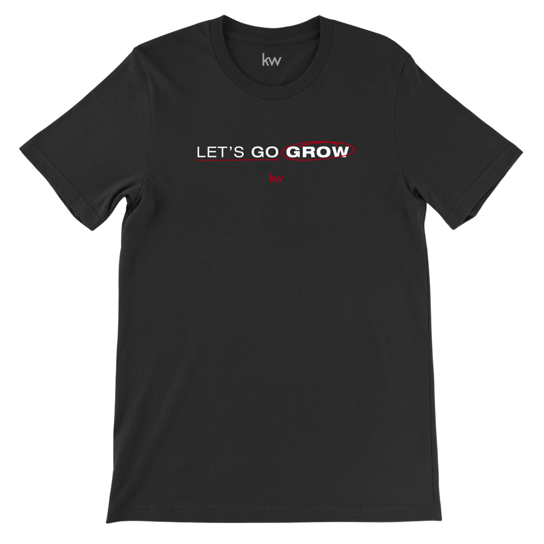 Let's Go Grow T-Shirt black kw