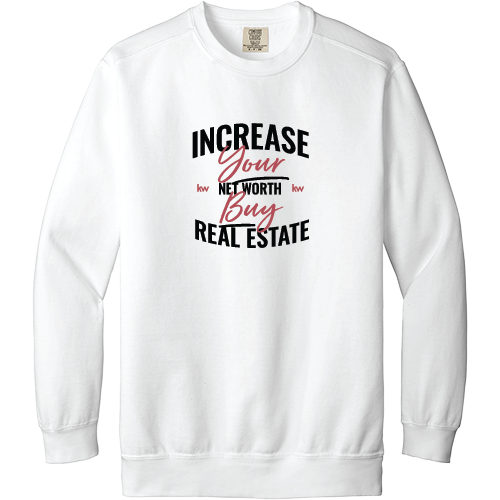 Net Worth Crewneck Sweatshirt Whie