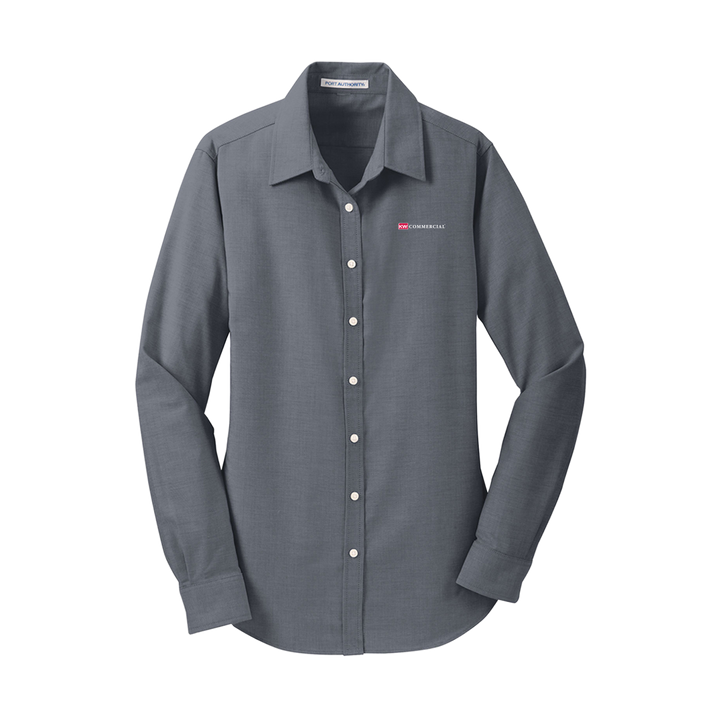 Commercial Women's Button Down Oxfort Shirt