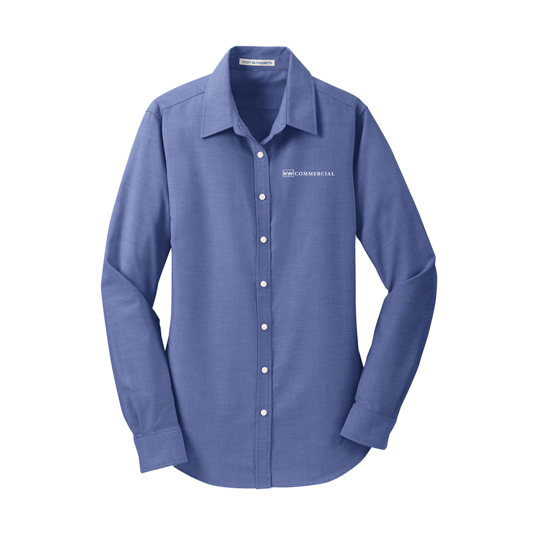Commercial Women's Button Down Oxfort Shirt