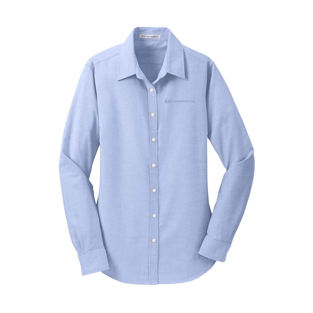 Commercial Women's Button Down Oxfort Shirt