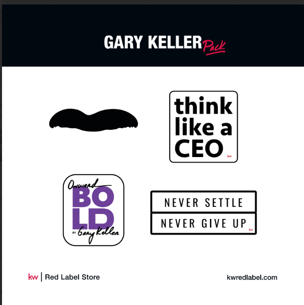 Gary Keller Enamel Pins Pack