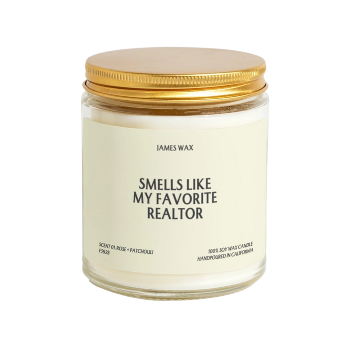 Cable Knit Blanket + Smells Like My Favorite Realtor Candle
