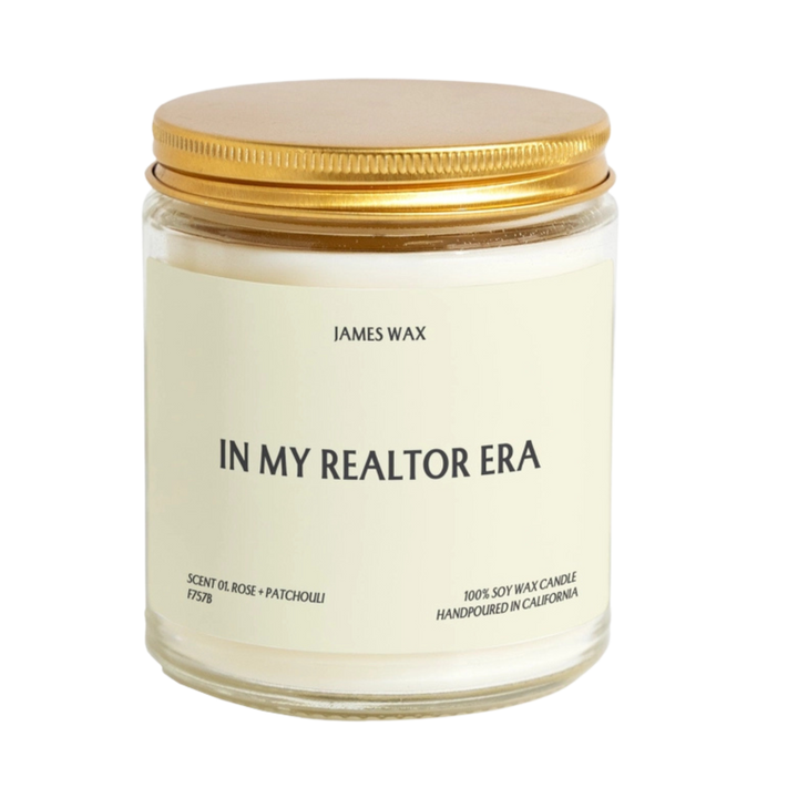 Cable Knit Blanket + In My Realtor Era Candle