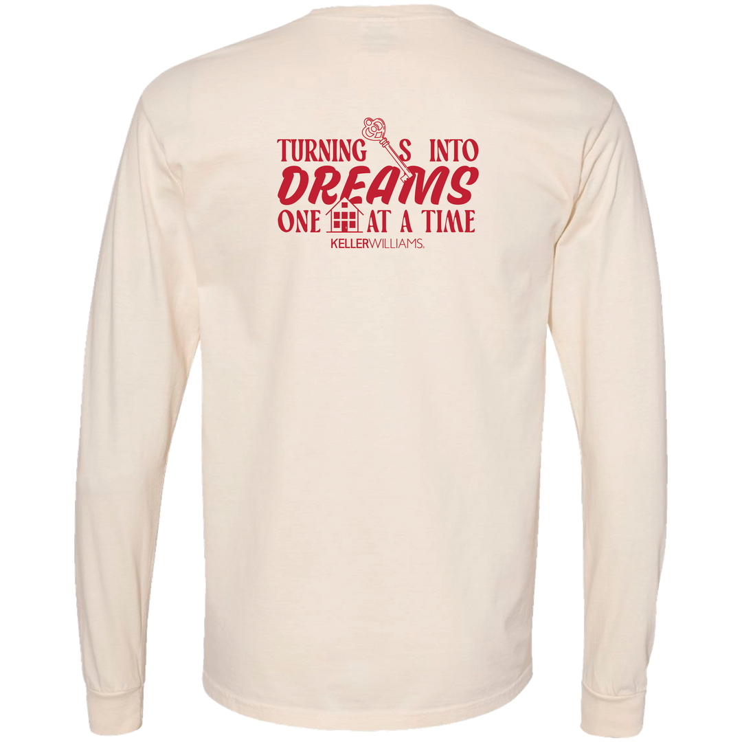 Turning Keys Into Dreams long sleeve Ivory