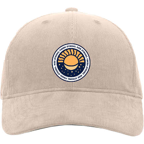 Rise Strong Finish Strong Corduroy Hat