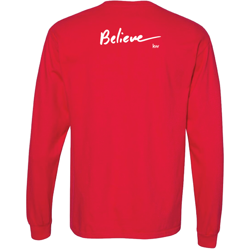 Red Believe Long Sleeve Frocket