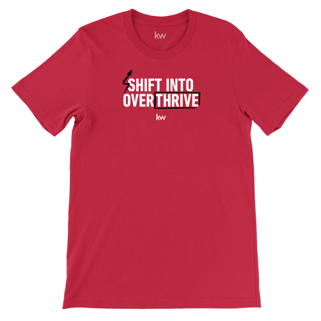 Shift Into Overthrive T-Shirt Red KW