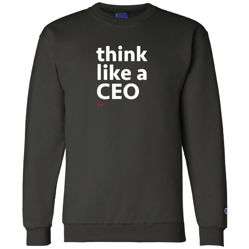 Black Think Like a CEO Crewneck Sweatshirt