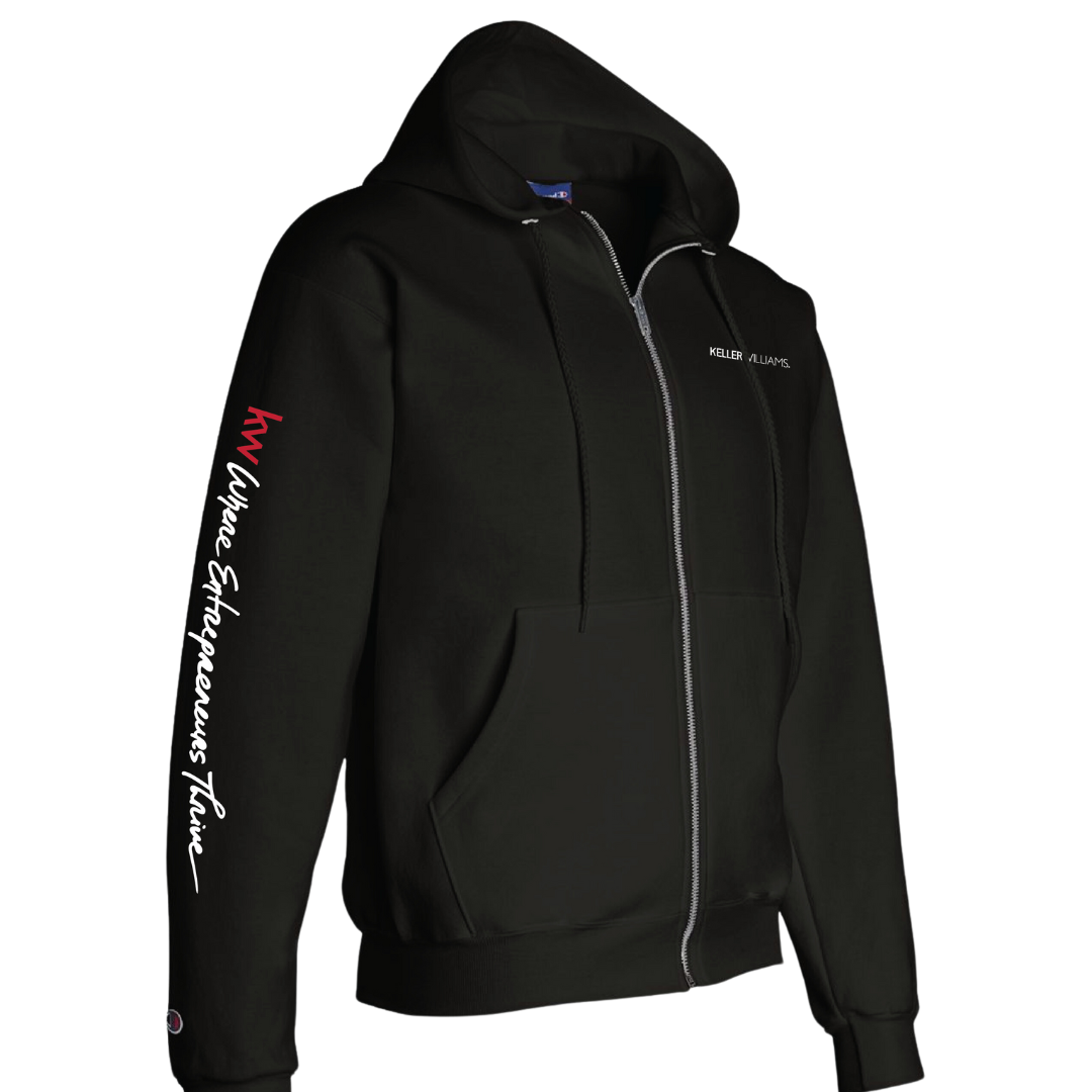 Black Where Entrepreneurs Thrive Full-Zip Hoodie