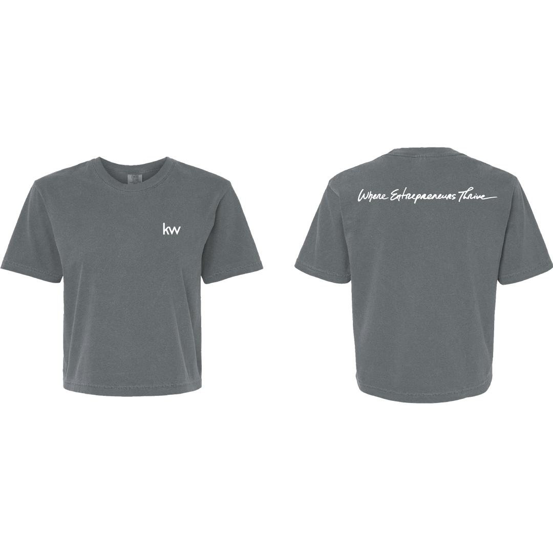 Women's Where Entrepreneurs Thrive Heavyweight Boxy T-Shirt