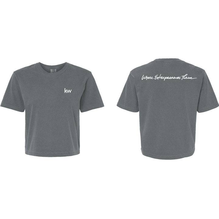 Women's Where Entrepreneurs Thrive Heavyweight Boxy T-Shirt