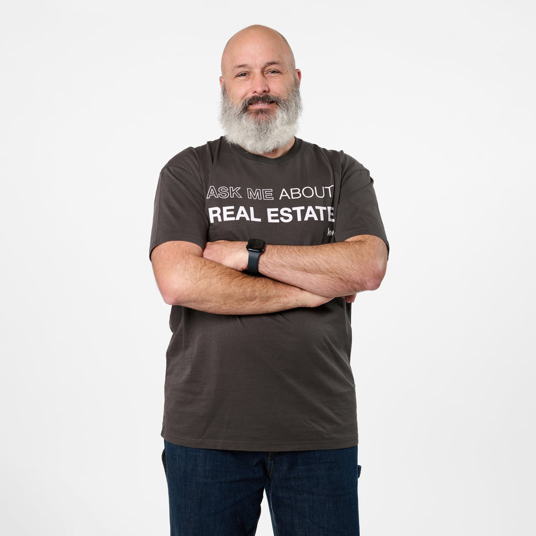 Ask Me About Real Estate Faded T-Shirt