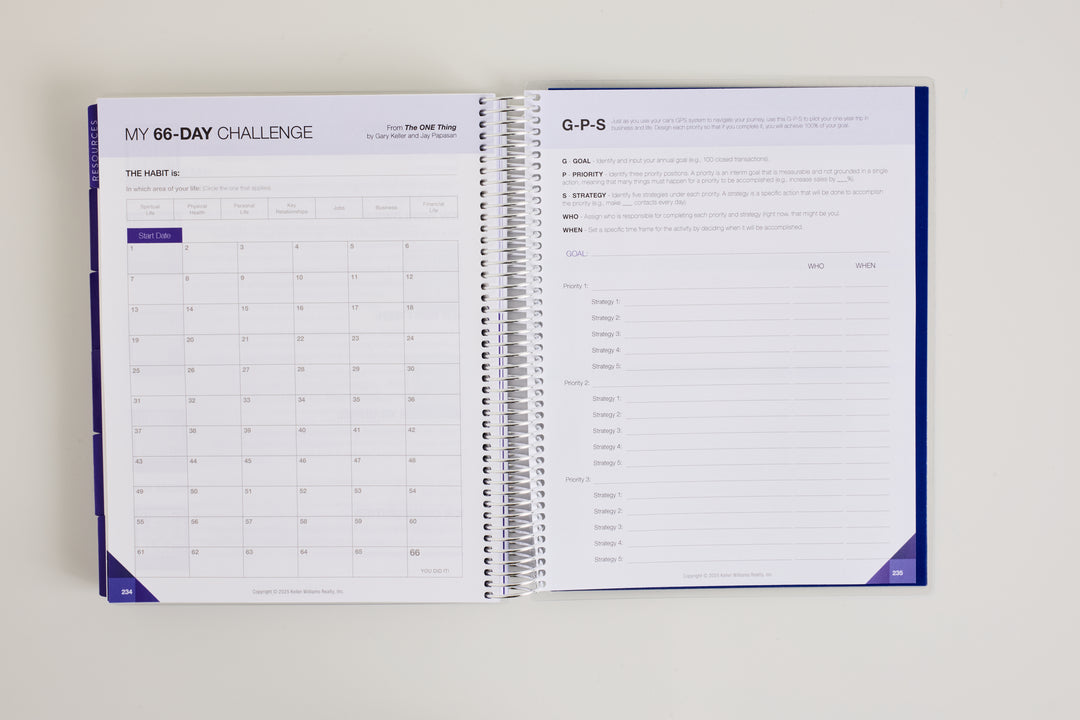 KW MAPS BOLD Planner: Undated