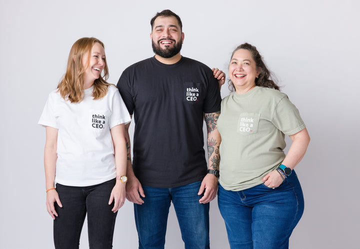 Think Like A CEO Pocket T-Shirt