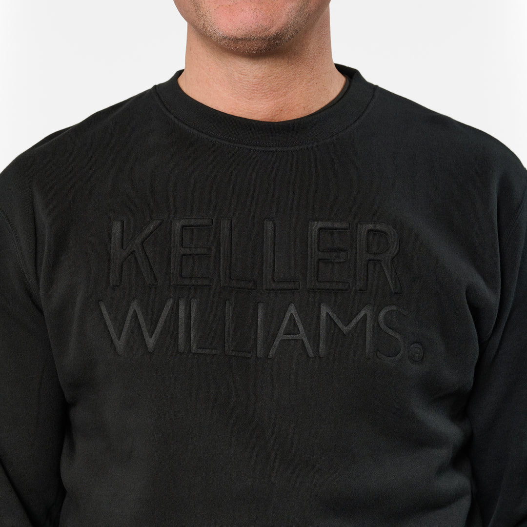 Stacked Keller Embossed Sweatshirt